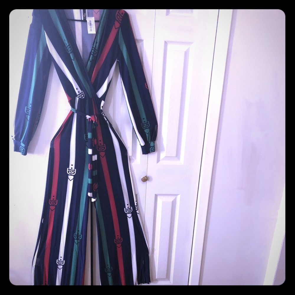 Navy Buckle Jumpsuit